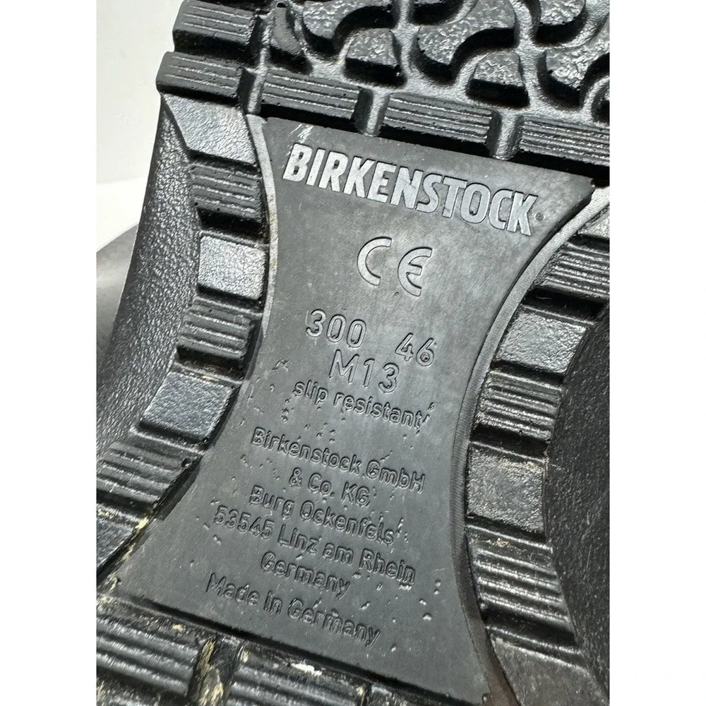 Birkenstock Professional Super-Birki Clogs Black Polyurethane Men's Size 13 / 46